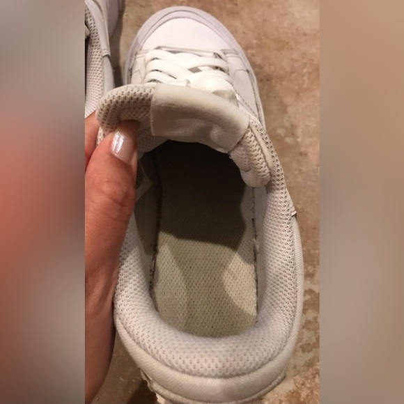 *NIKE* Court Legacy Lift Women's Triple White Platform Sneakers (Size 6.5) - Picture 11 of 16